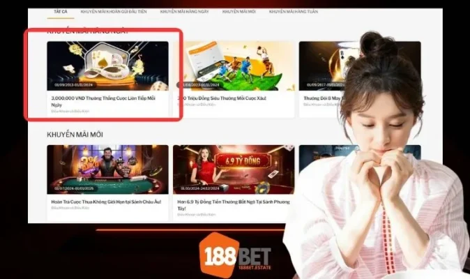 Hướng dẫn cách nhận ưu đãi 188bet siêu đơn giản